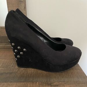 Black Womens Wedges